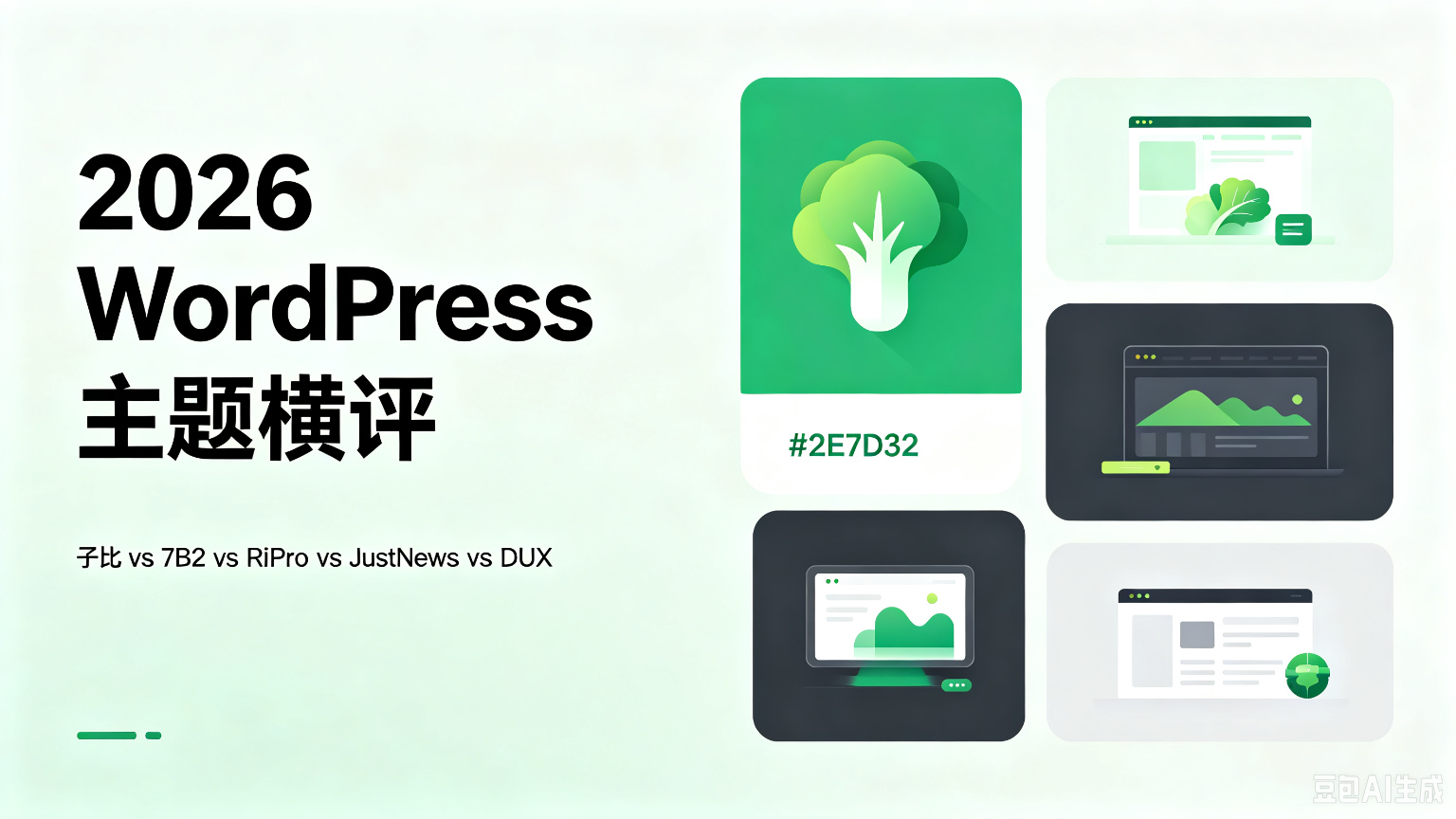 2026年国内5大WordPress付费主题终极横评子比 vs 7B2 vs RiPro-V2 vs JustNews vs DUX,谁才是建站首选?-i扁豆